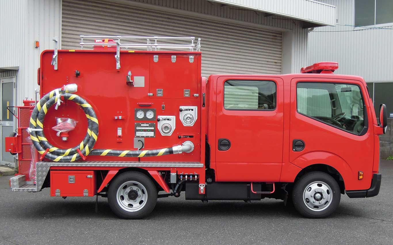 小型動力ポンプ付積載車